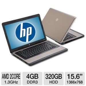 HP 635 LJ512UT Notebook PC   AMD Dual Core E 300 1.3GHz, 4GB DDR3 