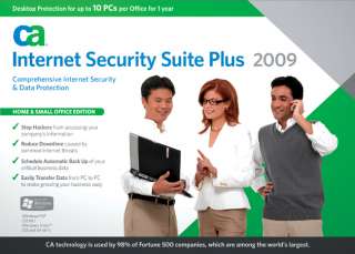 CA Internet Security Suite Plus 2009   Anti virus, Anti Spyware   10 