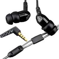 MEElectronics M9P Sound Isolating Earbuds   Inline Microphone, 95dB 