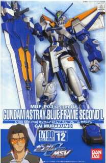 100 Gundam SEED #12 MBF P03 Gundam Astray Blue Frame Second L BANDAI 