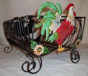 ROOSTER DISH RACK  