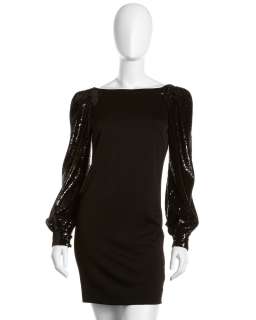 Laundry by Shelli Segal Sequin Sleeve Shift Dress  