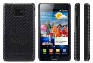 Samsung Galaxy S2 i9100 Tasche Carbon Case Cover Hülle  