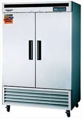 NEW TURBO AIR MAXIMUM COMMERCIAL 2 DOOR 49CUFT SOLID STAINLESS FREEZER 