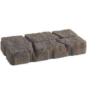 Pavestone Charcoal Tan Cobble 12 in. x 6 in. Concrete Paver 24235 at 
