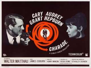 Charade (1963) 30 x 40 Movie Poster, Cary Grant, Audrey Hepburn, UK 