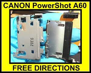 CANON PowerShot A60 MEMORY CARD READER DIGITAL CAMERA PARTS W 
