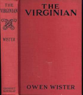   CLASSIC   THE VIRGINIAN   A HORSEMAN OF THE PLAINS BY OWEN WISTER 1925