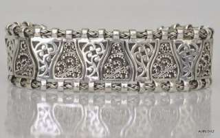 Magnificent New LOIS HILL Sterling Silver Classic Bazuban Bracelet 
