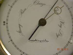 Vintage Airguide Banjo Thermometer/Barometer  