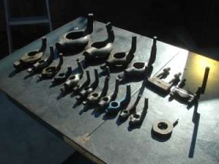 LARGE LOT OF ASSORTED VINTAGE LATHE DOGS