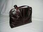 Fossil Leather tote laptop briefcase bag