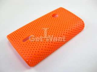   Plastic Hole Skin Protector Case For Sony Ericsson Xperia X8  