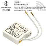 Intertechno Funk Schalter Modul Ein/ Aus ITL 230