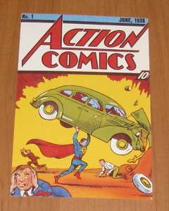 ACTION COMICS #1 POSTCARD NEVER MAILED GREAT CONDITION  