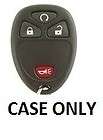 BRAND NEW 4 BUTTON GM CHEVY KEYLESS ENTY REMOTE CASE AND RUBBER PAD