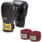 Everlast Boxing Durahide 16 oz. Super Bag Gloves with Handwraps