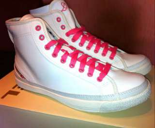Diesel YORE Sneaker high   Weiss/Pink, Gr. 36.5 39, ORIGINAL in 