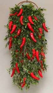 Red Chili Pepper Wall hanging Basket  