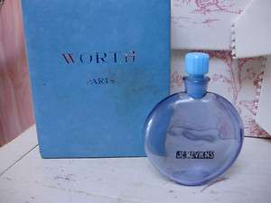 Je Reviens by Worth, perfume bottle and box  
