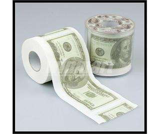 One Roll Fun American Dollar Toilet Paper Tissue Paper  