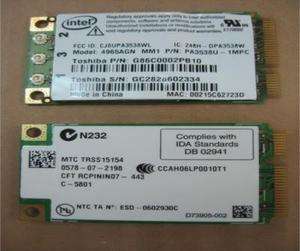   Inspiron 6400 Intel 4965AGN WiFiLink Mini PCI Express Wireless N MK933