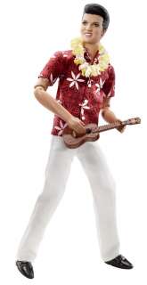   Collector doll mirrors his island look, complete with lei and ukulele