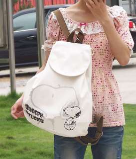 Korean style Ladys Girls Mickey Canvas backpack handbag shoulder bag 