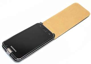 Samsung Galaxy S Plus I9001 Leder Tasche Weiß Etui Case Schutz Hülle 