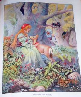 1914 GRIMMS FAIRY TALES & 1922 GRIMMS FAIRY STORIES, GRUELLE COLOR 