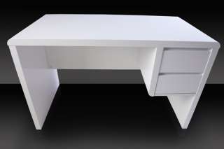 Design Schreibtisch Paolo hochglanz weiss Bürotisch  