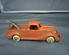 Vintage 1940s Hubley Tow Truck Red #460 Dont See Many Of these!