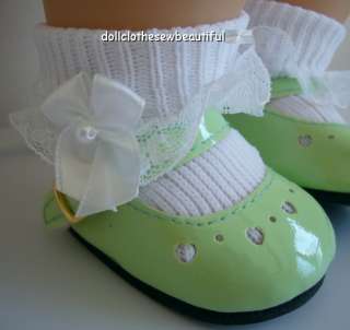 DOLL CLOTHES fits Bitty Baby Mint Green Shoes & Socks!!  