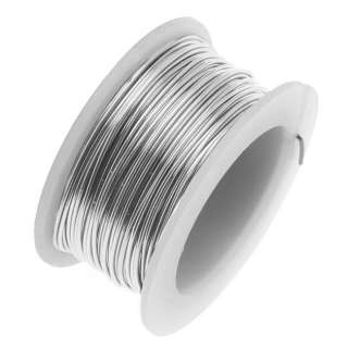 Artistic Craft Wire Stainless Steel Finish 24Ga 10Yd  