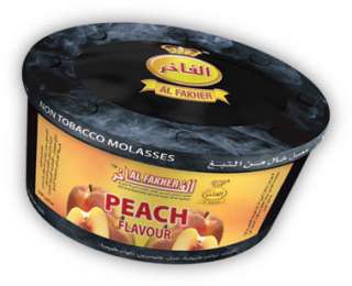   peach orange alfakher shisha flavour 200 grams tin pack 1 x 200g
