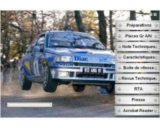 CD Renault Sport Clio gr.N/A/KIT   Manuali e schede di preparazione