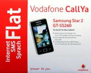 Samsung GT S5260 Star 2 Vodafone CallYa S5260 black NEU 8806071314426 