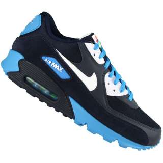 Nike Air Max 90 Trainers Navy Blue/White Mens Size  