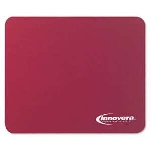  Innovera 52445   Natural Rubber Mouse Pad, Burgundy 