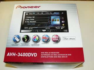 Pioneer AVH 3400DVD DVD CD  USB Touchscreen Autoradio  