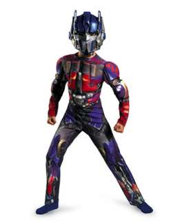 Boys Classic Muscle Transformers 3 Movie Optimus Prime Costume  Boys 