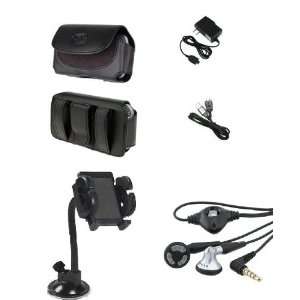  5in1 Home Travel Charger+Leather Case Belt Clip+USB Data 