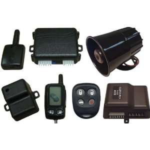   Paging Car Alarm Security System And Remote Starter, Free Leather Case