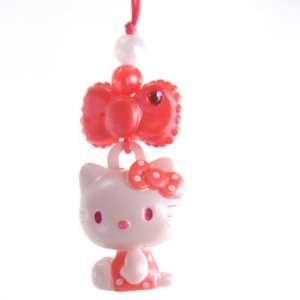  Hello Kitty Charm Mascot    Red Bow  Japanese Import 