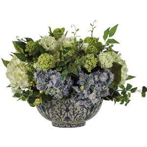 Silk Flower Arrangement on Hydrangea Centerpiece Silk Flower Arrangement  Home   Kitchen