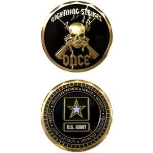 United States Military US Armed Forces Army Star Logo Skull w/ Crossed 