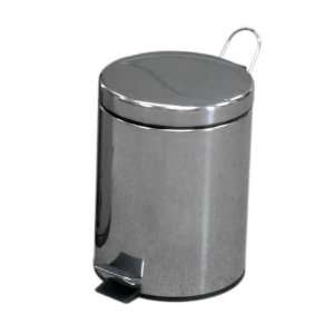  Stainless Steel Trash Can With Step   5 Liter Garbage Bin 