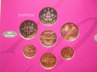 1997 Brilliant Uncirculated Coin Set 7pcs RARE  