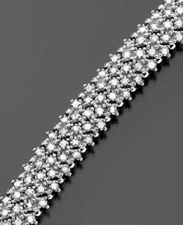 Sterling Silver Bracelet, Diamond (2 ct. t.w.)
