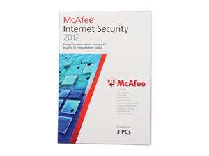   McAfee Internet Security 2012   3 PCs